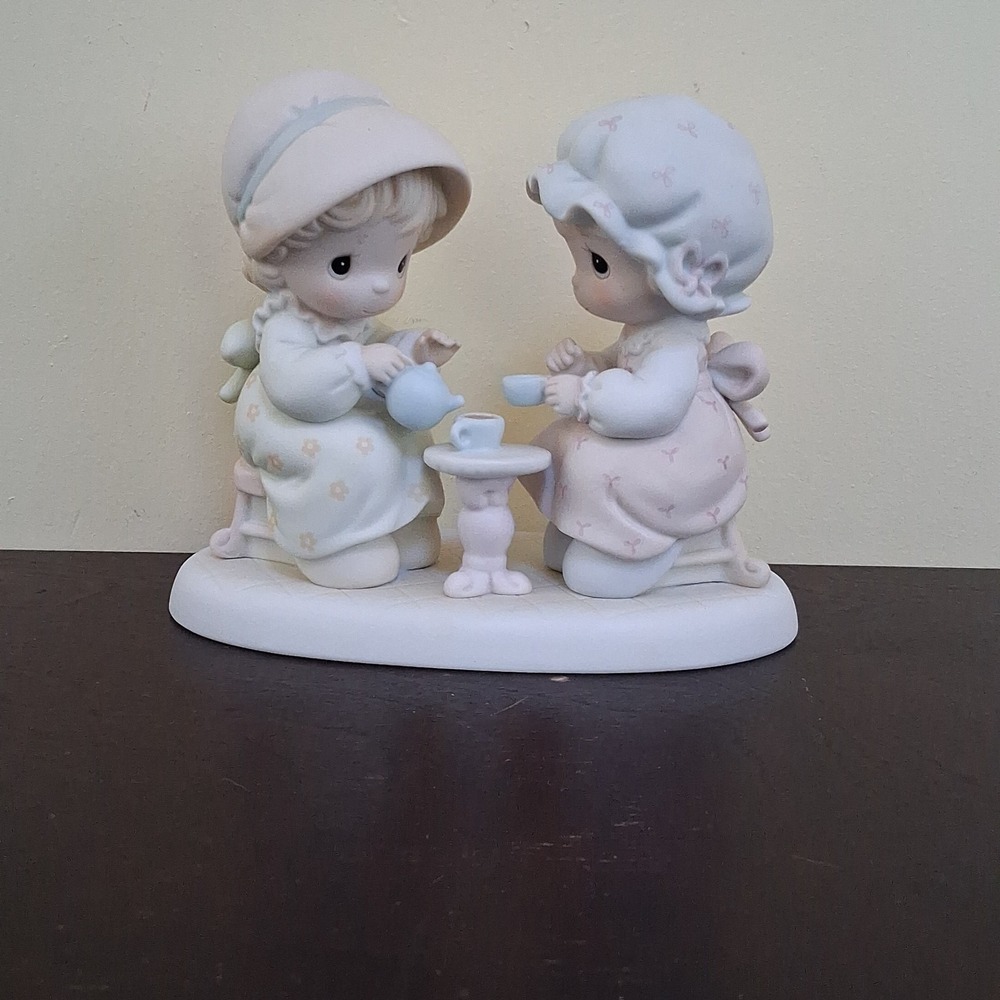 Precious Moments "Friendship Hits The Spot" #520748 Tea Time with Girl Friends